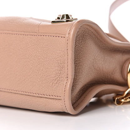 Balenciaga Chevre Gold Metallic Edge Hardware Mini City Rose Des Sables 9 of 11