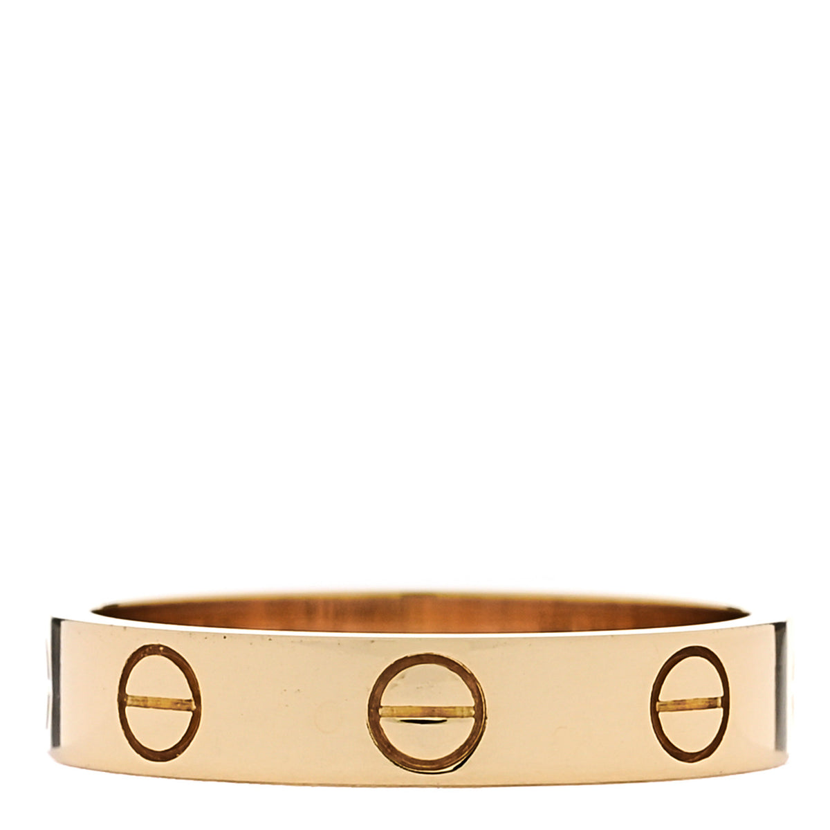 18K Yellow Gold 3.5mm LOVE Wedding Band Ring 51 5.75