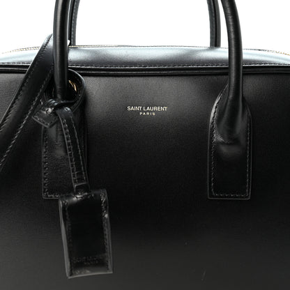 Saint Laurent Smooth Calfskin Small SLP Bauletto Bag Black 7 of 10