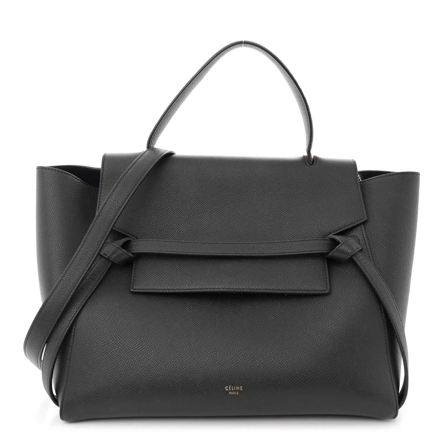 Celine Grained Calfskin Mini Belt Bag Black 1 of 13