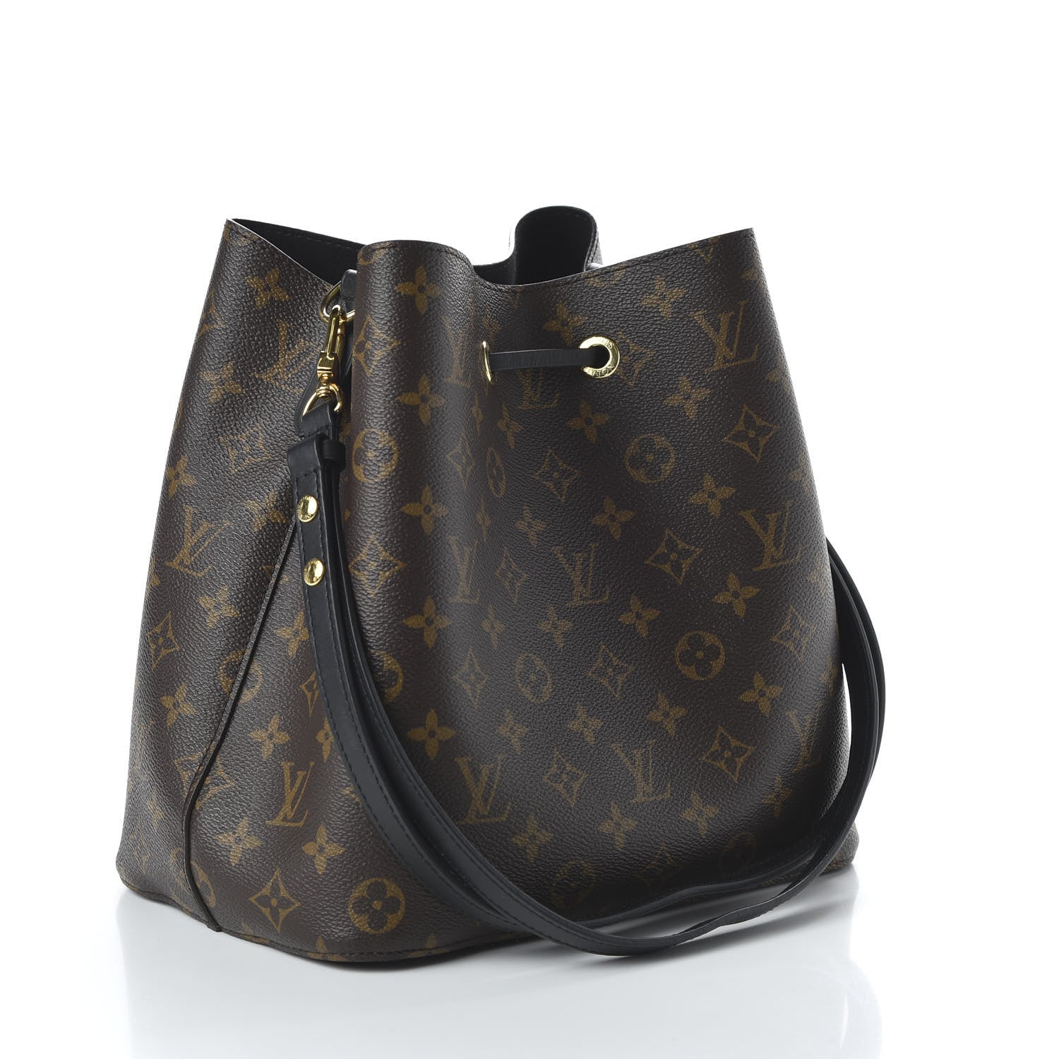 Louis Vuitton Monogram Neonoe MM Black 3 of 9