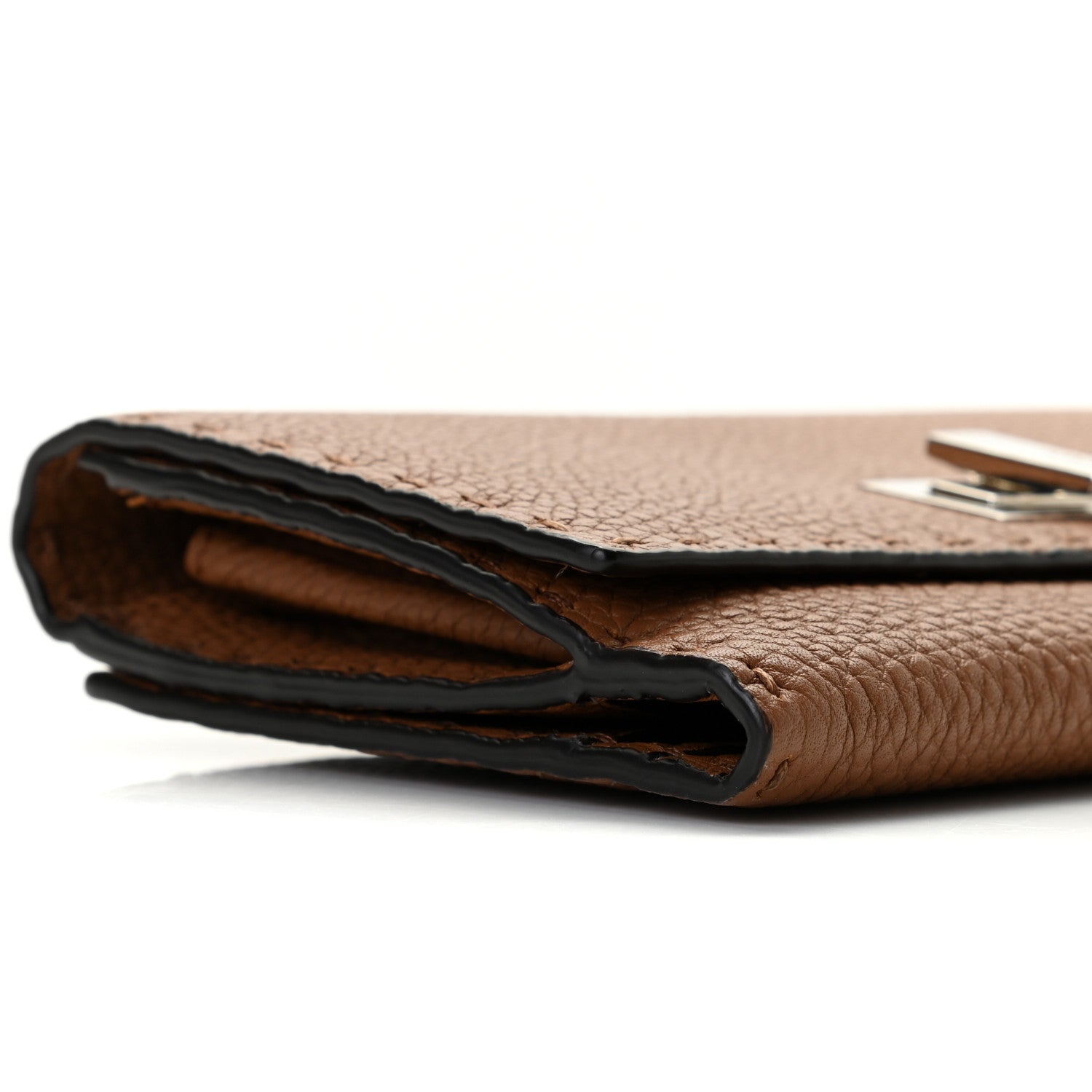 Fendi Cuoio Romano Selleria Peekaboo Continental Wallet Mou 4 of 11