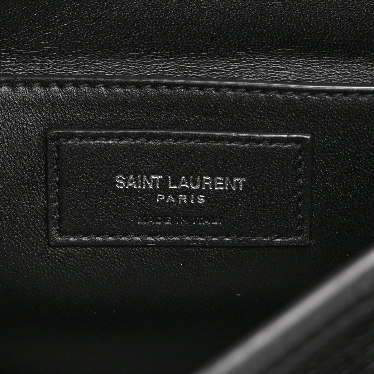 Grained Calfskin Small Niki Messenger Black