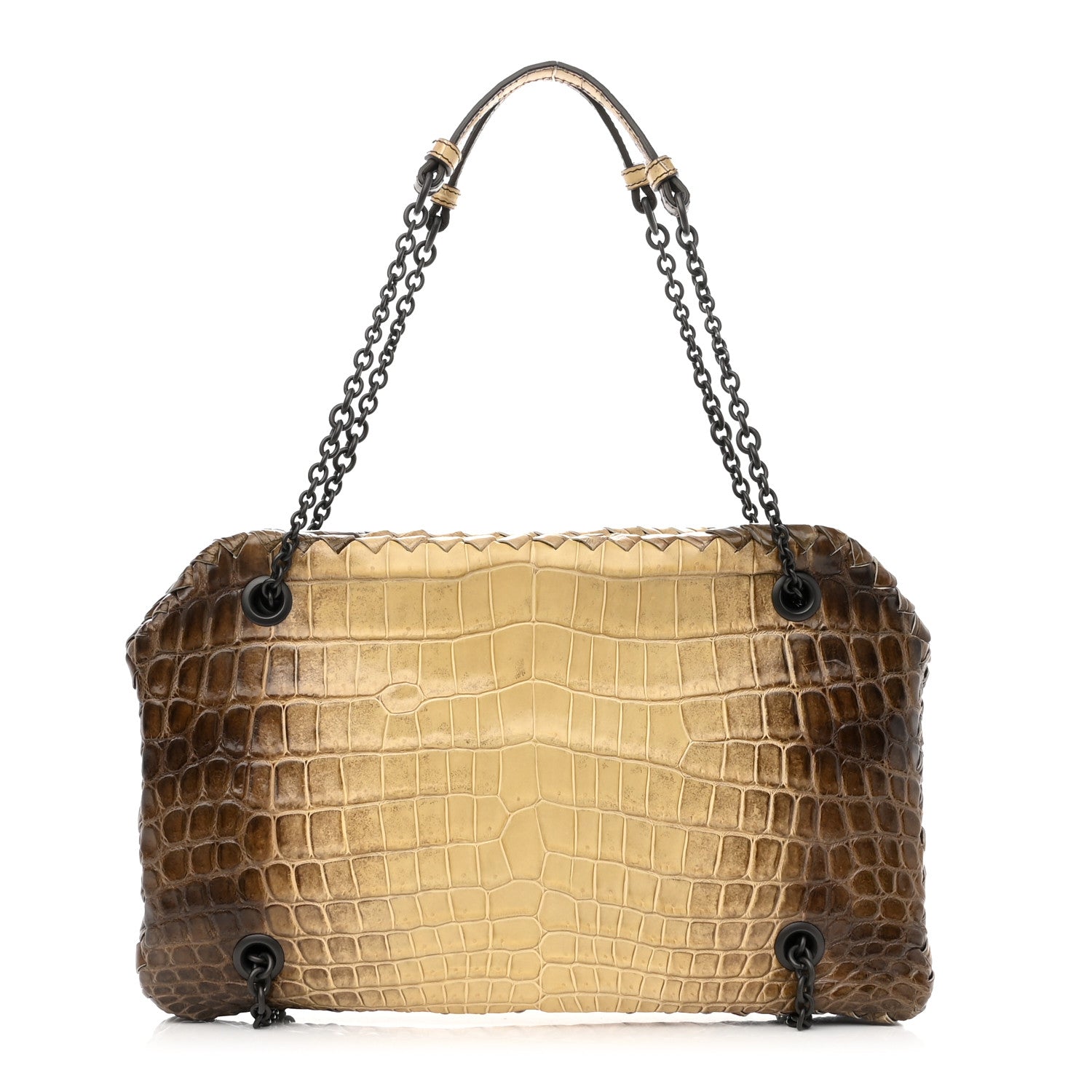Bottega Veneta Niloticus Crocodile Himalaya Duo Cocco Ombre 1 of 11