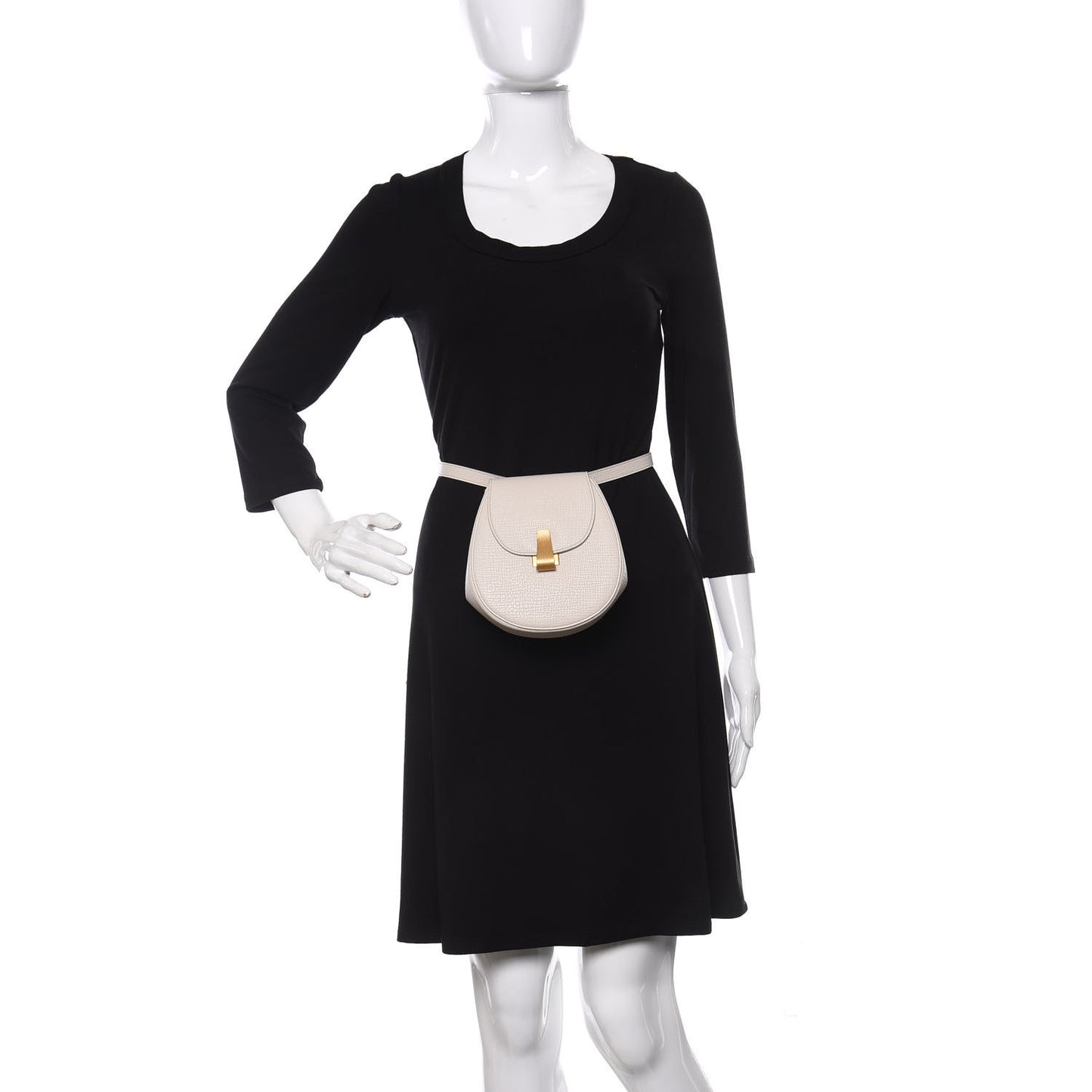 Palmellato Calfskin Rounded Belt Bag Plaster