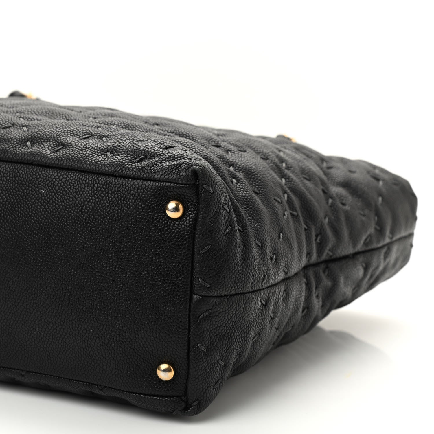Chanel Caviar Stitched Tote Black 10 of 10