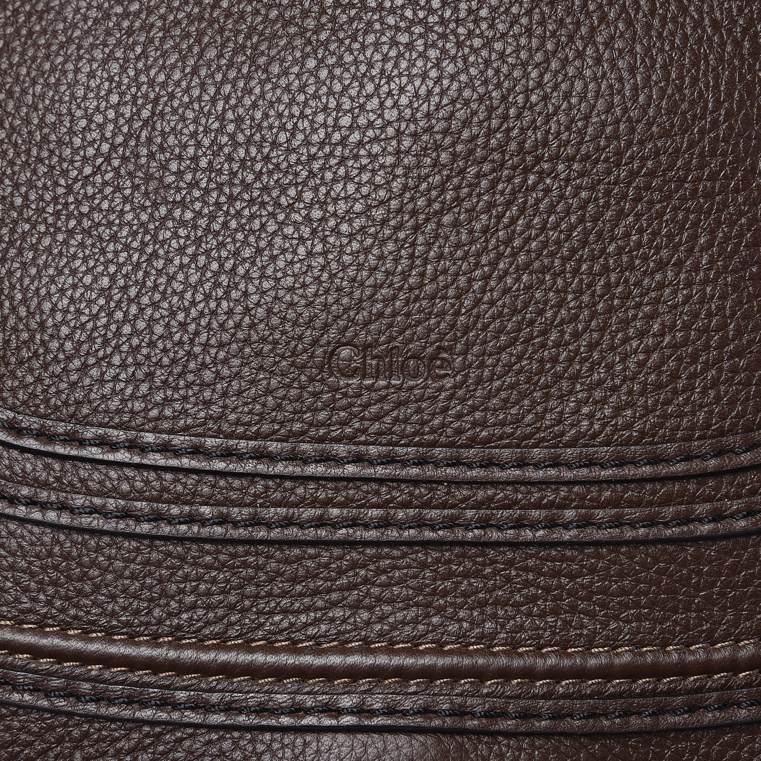 Chloe Calfskin Medium Marcie Satchel Coffee Shot 7 of 9
