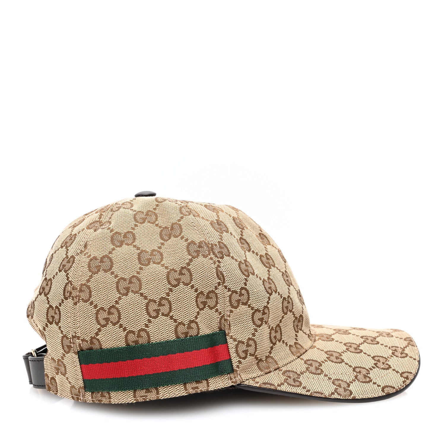 Gucci Monogram Web Baseball Hat L Beige Cocoa 6 of 8