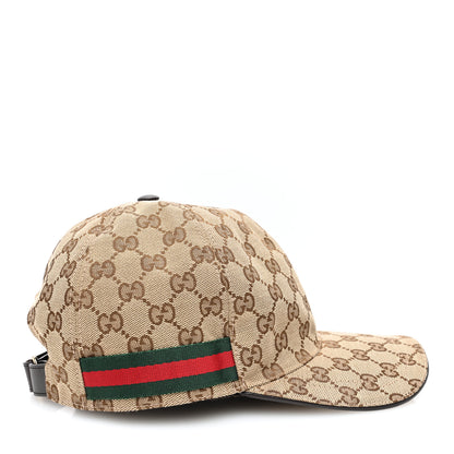 Gucci Monogram Web Baseball Hat L Beige Cocoa 6 of 8