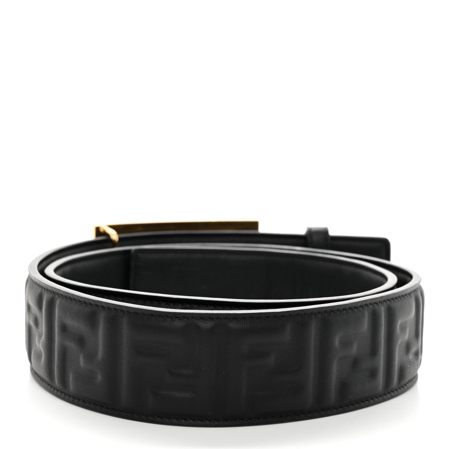 Nappa FF 1974 Embossed Belt 75 30 Black