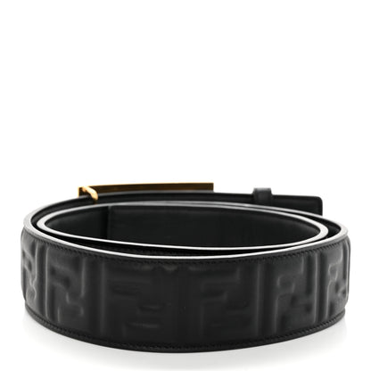 Fendi Nappa FF 1974 Embossed Belt 75 30 Black 2 of 6