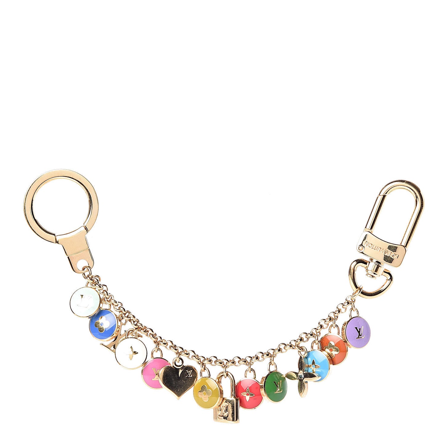 Pastilles Key Chain Bag Charm Multicolor