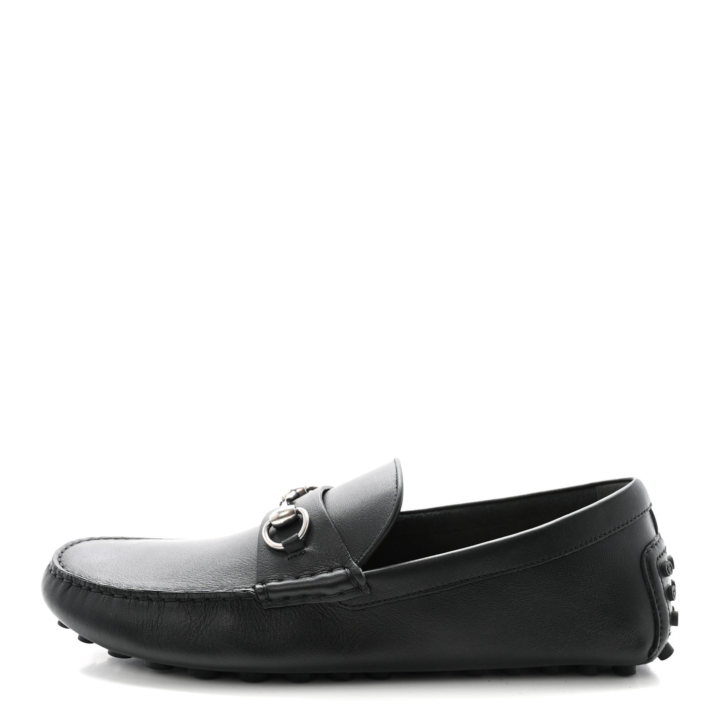 Soft Clove Calfskin Mens Horsebit Driver Loafers 11 Black