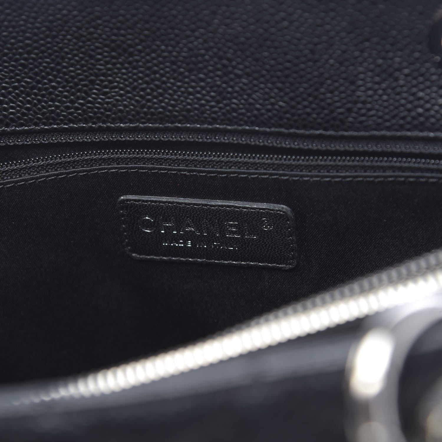 Chanel Caviar Quilted Grand Shopping Tote GST Black 6 of 10