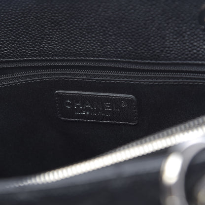 Chanel Caviar Quilted Grand Shopping Tote GST Black 6 of 10