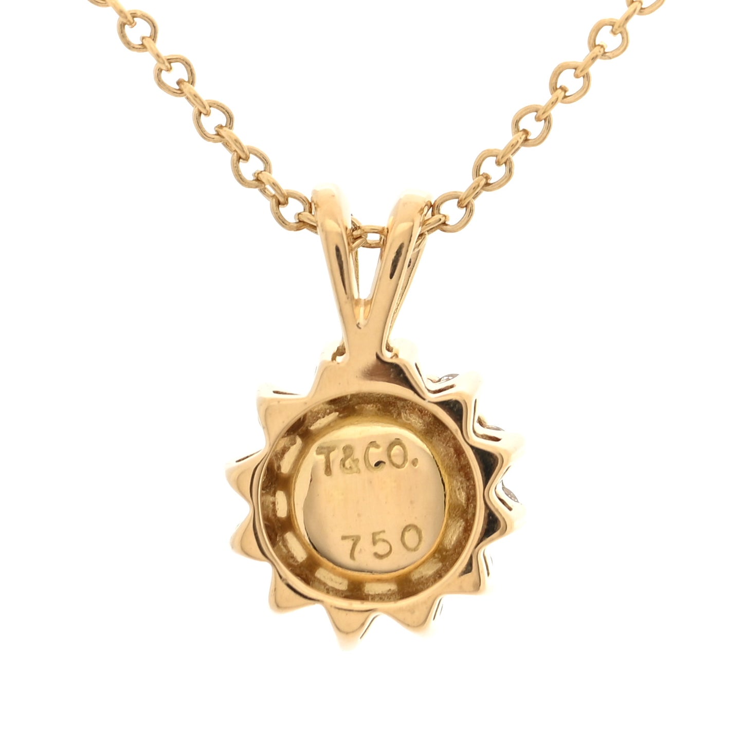 18K Yellow Gold Diamond Cultured Pearl 5.5-6mm Pendant Necklace