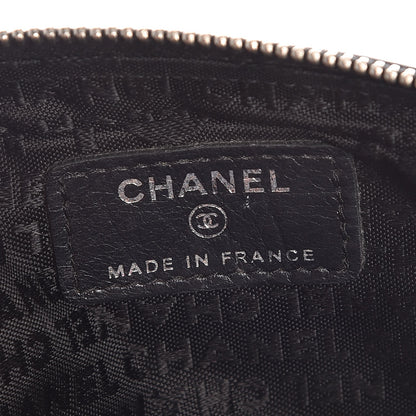 Chanel Aged Calfskin Quilted Cambon Cosmetic Case Black 6 of 8