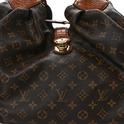 Louis Vuitton LOUIS VUITTON Monogram Alligator Trim Mahina XL 7 of 12