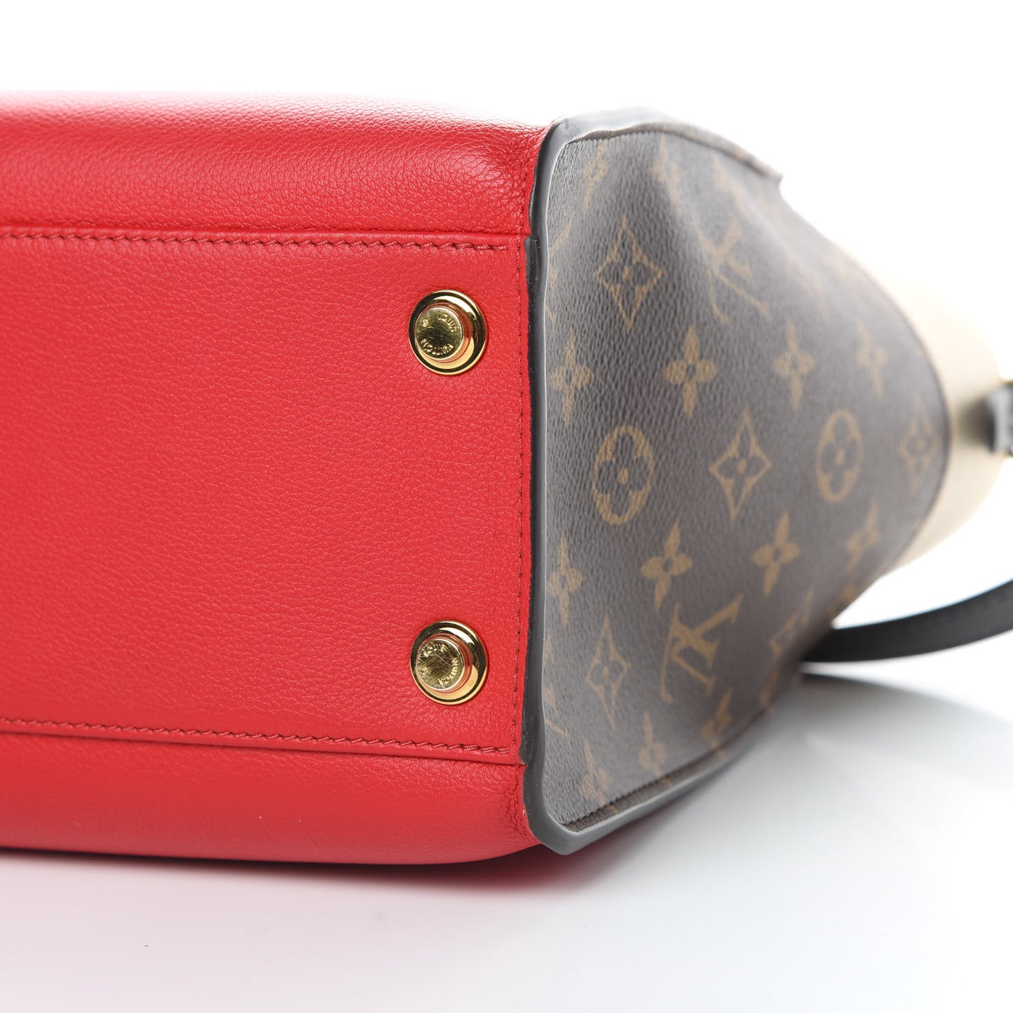 Calfskin Monogram On My Side Pirate Red