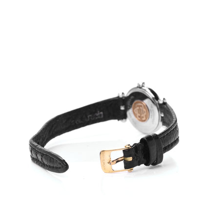 Van Cleef & Arpels Stainless Steel 18K Yellow Gold Calfskin 21mm La Collection Quartz Watch 5 of 6