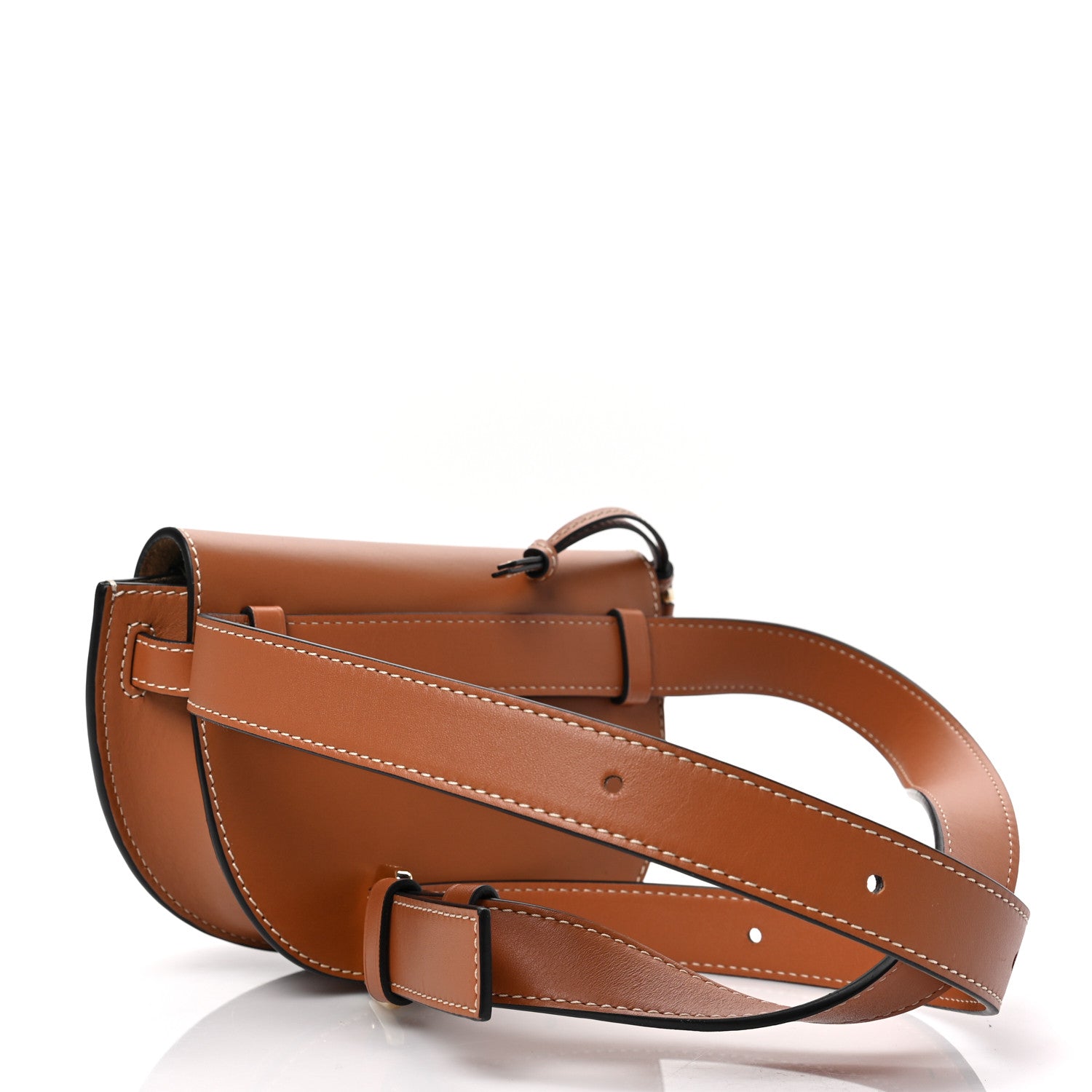 Loewe Calfskin Mini Gate Belt Bag Tan 3 of 8