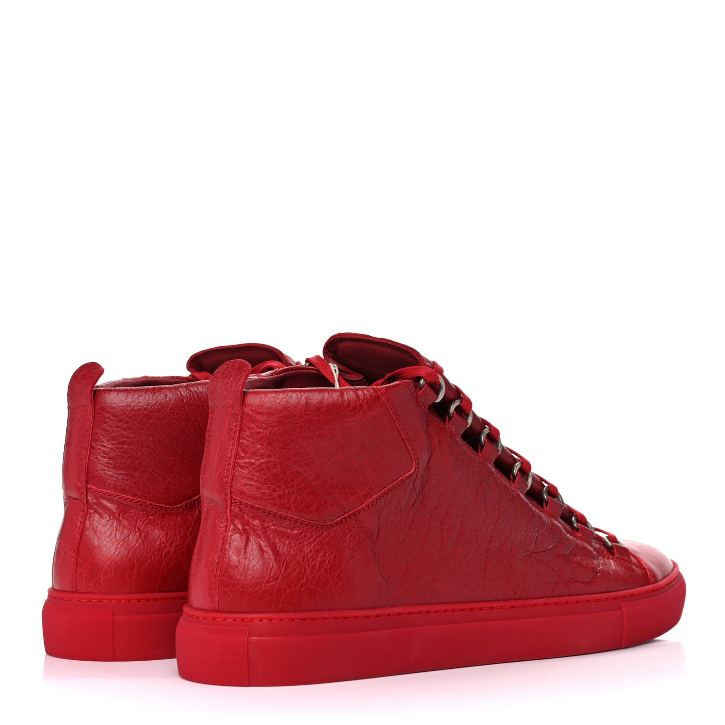 Agneau Arena Opaque Mens High Top Sneakers 45 Rouge Grenade