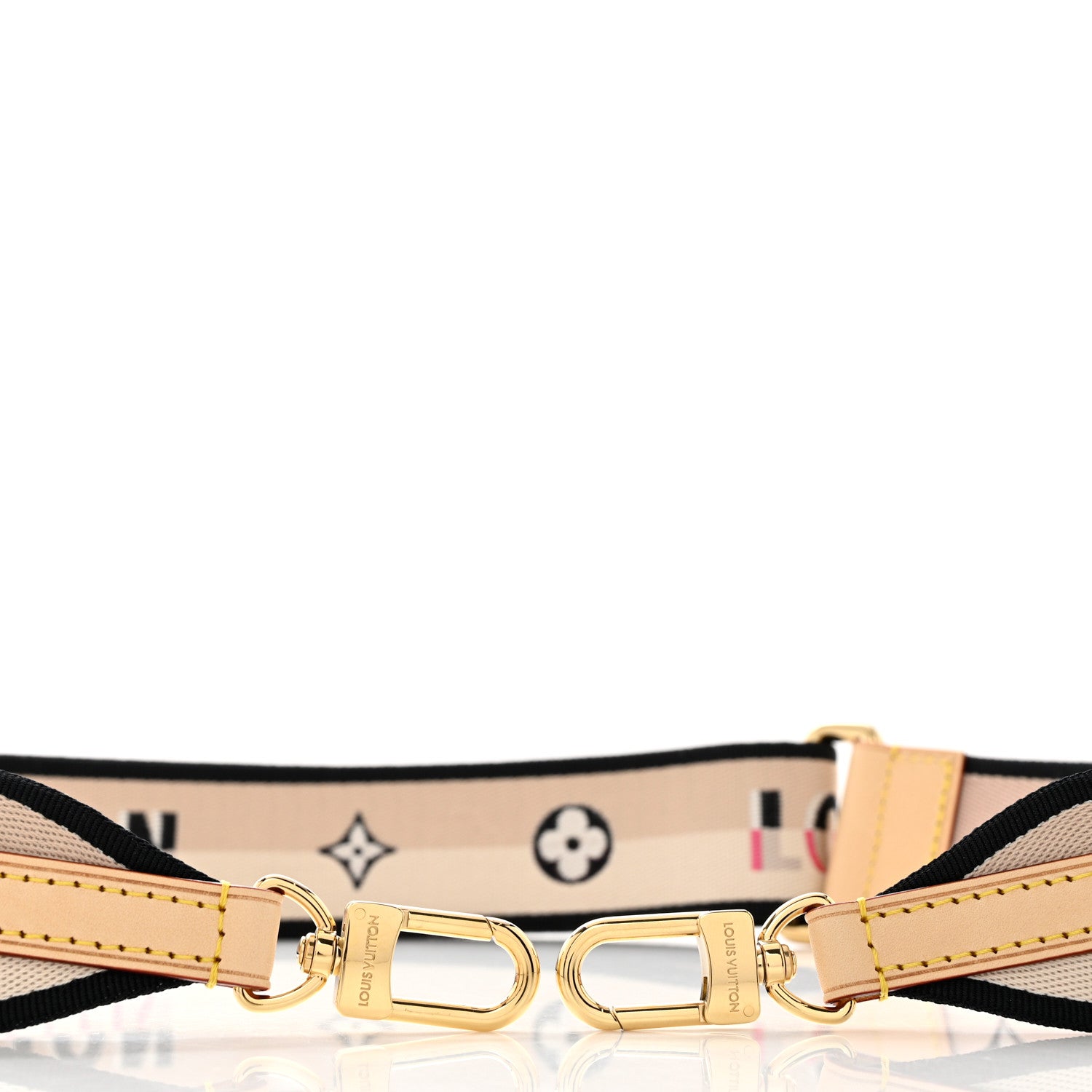 Louis Vuitton Jacquard Speedy Bandouliere 20 Shoulder Strap Black 3 of 4
