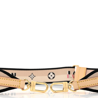 Louis Vuitton Jacquard Speedy Bandouliere 20 Shoulder Strap Black 3 of 4