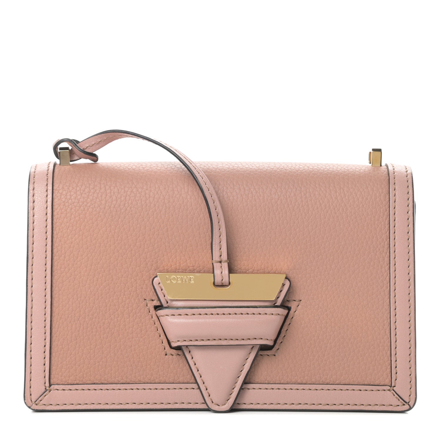 Loewe Calfskin Small Barcelona Shoulder Bag Pink 1 of 10