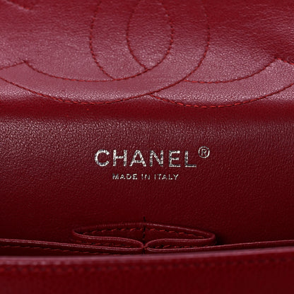 Chanel Caviar Quilted Jumbo Double Flap Dark Red 6 of 10