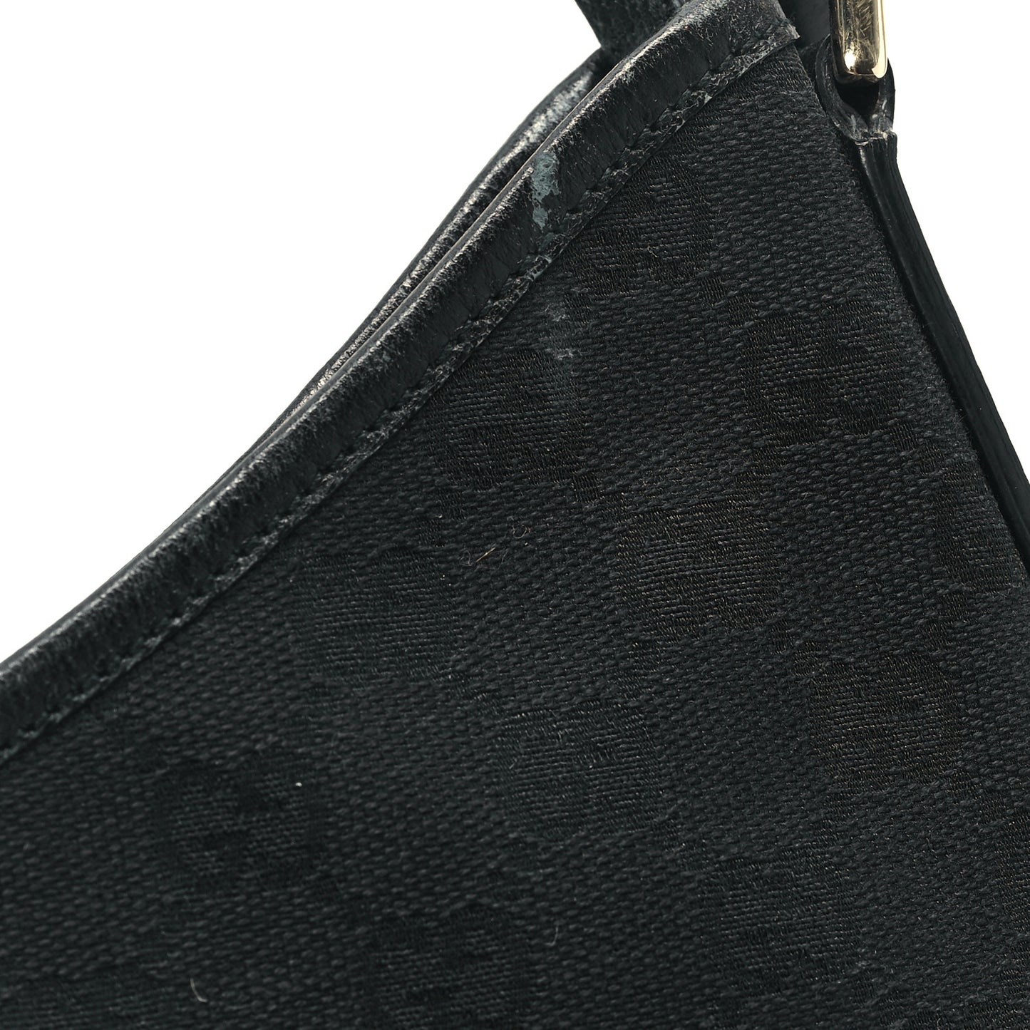 Denim Monogram Abbey D Ring Hobo Black