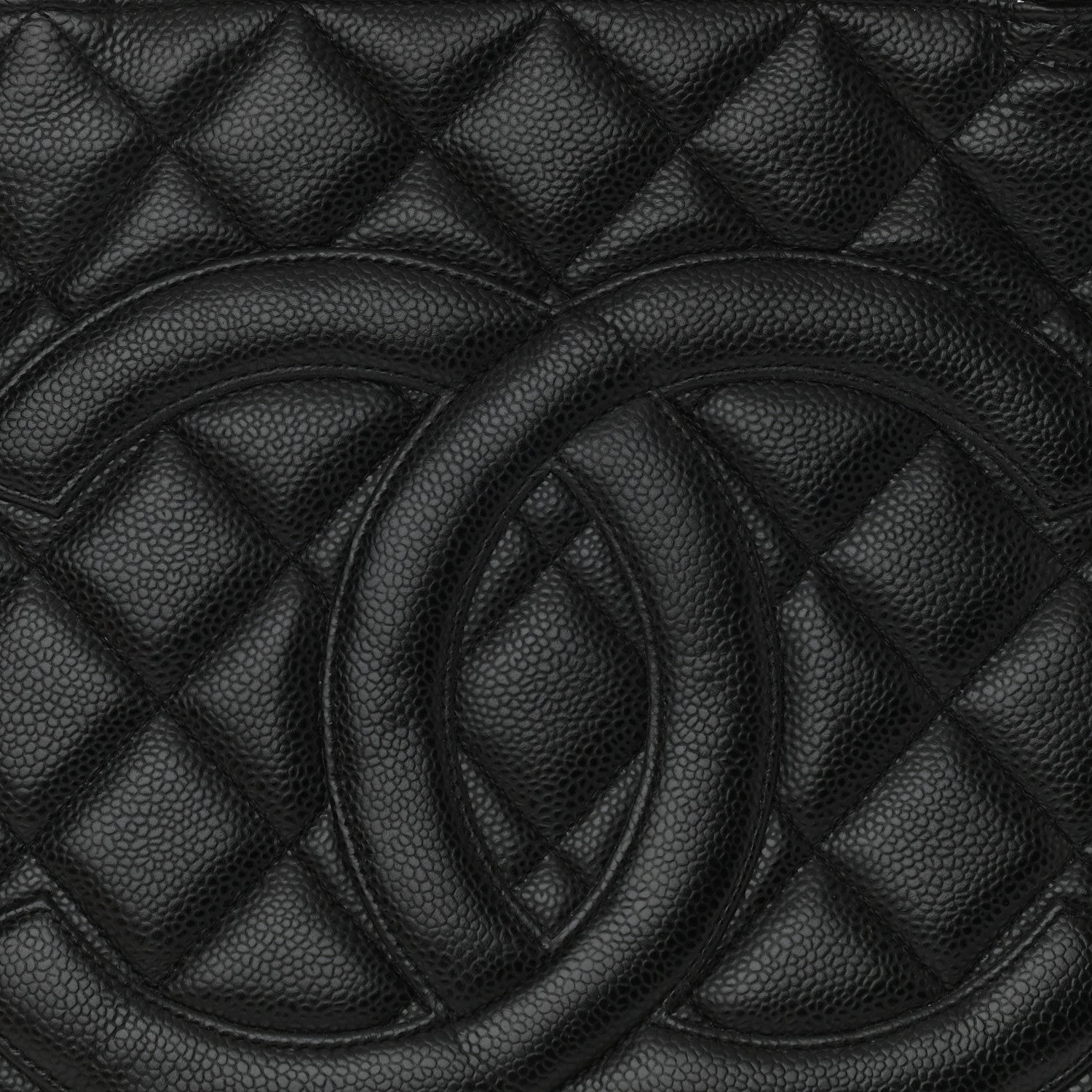 Chanel Caviar Quilted Medallion Tote Black 8 of 16