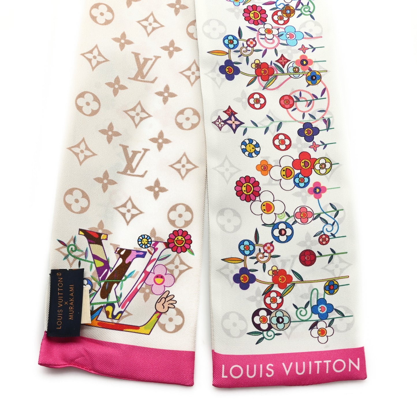 LV X TM Silk Superflat Monogram Bandeau White