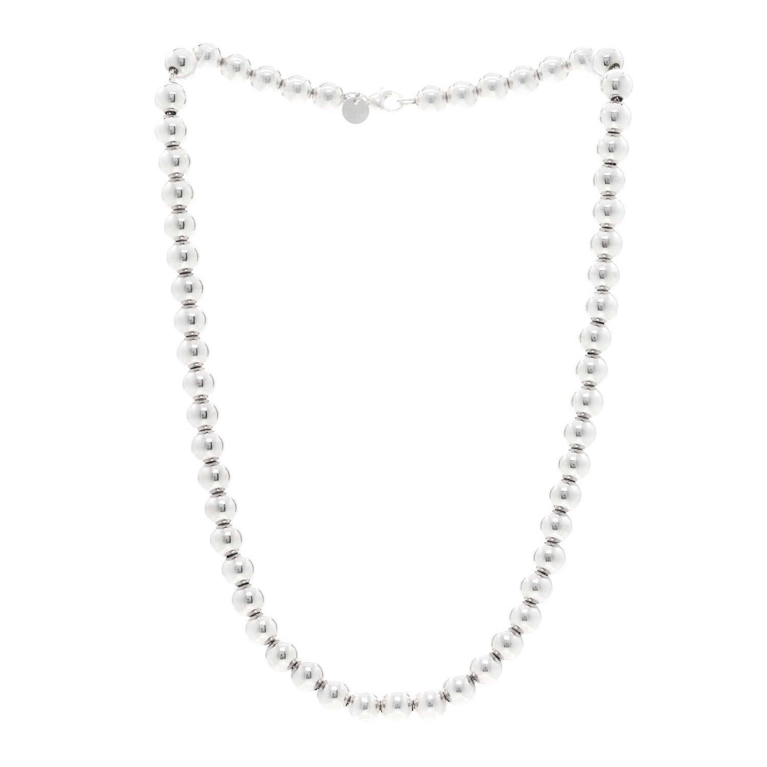 Tiffany Sterling Silver 8mm Hardwear Ball Necklace 3 of 4