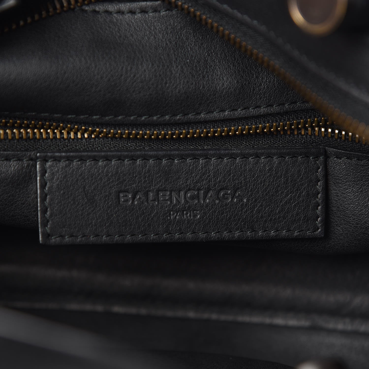 Balenciaga Veau Soyeux Perforated Blackout Hardware S City Black 8 of 9