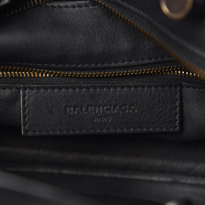 Balenciaga Veau Soyeux Perforated Blackout Hardware S City Black 8 of 9