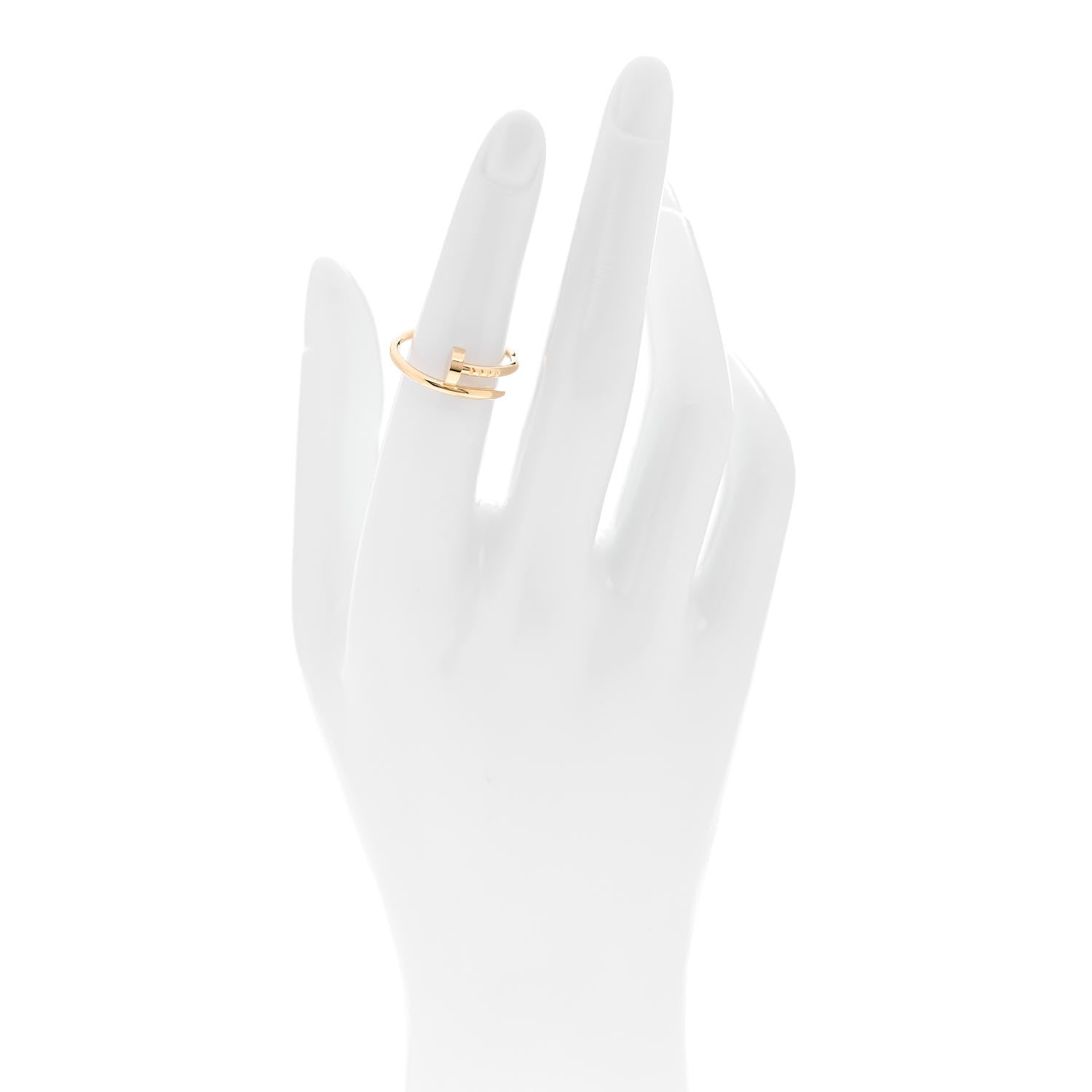 Cartier 18K Yellow Gold Small Juste Un Clou Ring 51 5.75 2 of 6