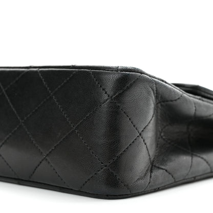 Chanel Lambskin Quilted Mini Square Flap Bag Black 8 of 10