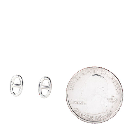 Hermes Sterling Silver TPM Farandole Earrings 2 of 4
