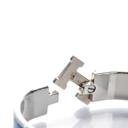 Hermes Enamel Narrow Clic Clac H Bracelet PM Lilac 5 of 5