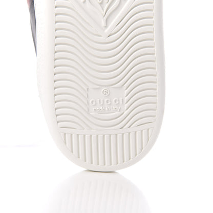 Gucci Calfskin Kingsnake Mens Ace Sneakers 9 Black Multicolor 8 of 10