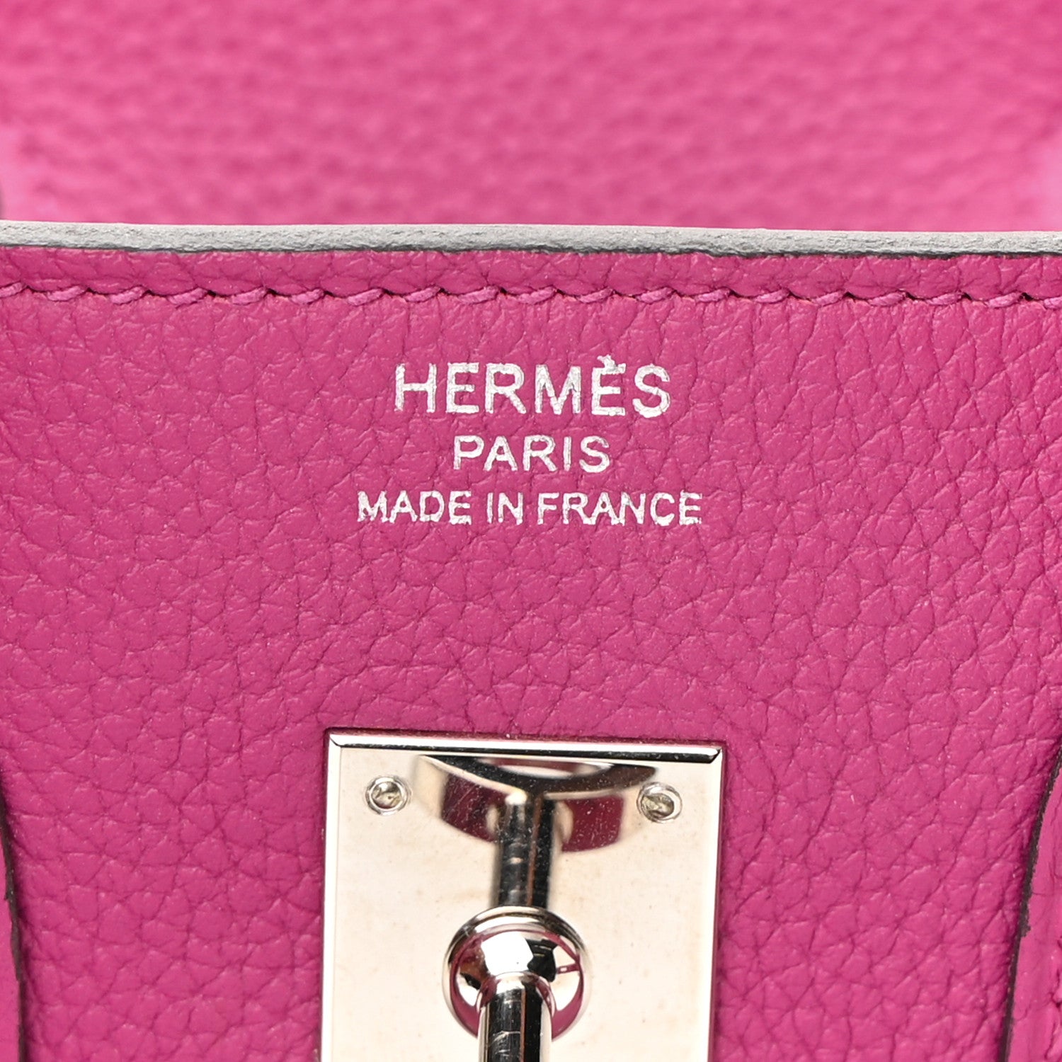 Hermes Togo Birkin 25 Rose Pourpre 6 of 10