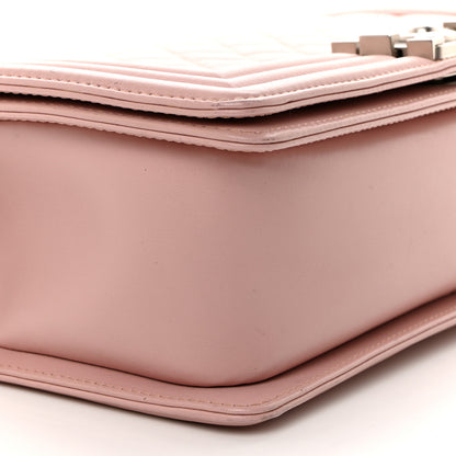Chanel Calfskin Quilted Medium Boy Flap Light Pink 9 of 14