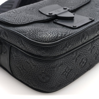 Louis Vuitton Taurillon Monogram S Lock Messenger Black 8 of 10