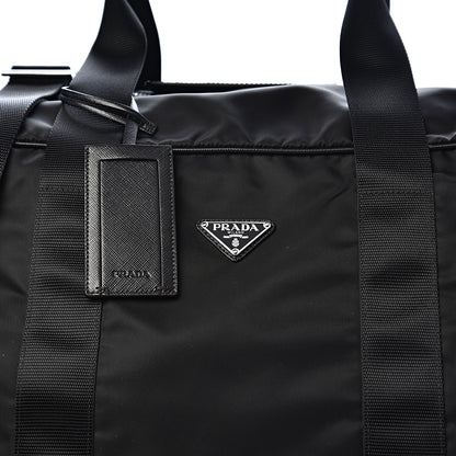 Prada Tessuto Nylon Saffiano Viaggio Carry On Travel Bag Black 11 of 11