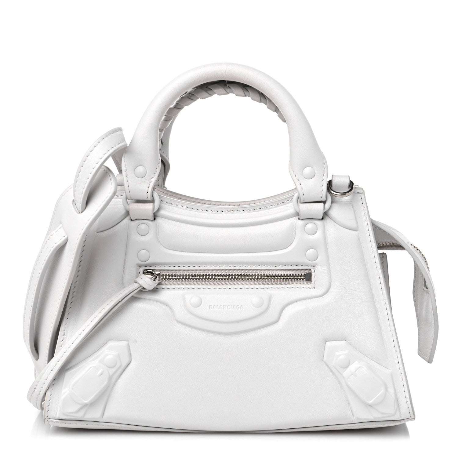 Balenciaga Smooth Calfskin Neo Classic Mini City Chalky White 1 of 15