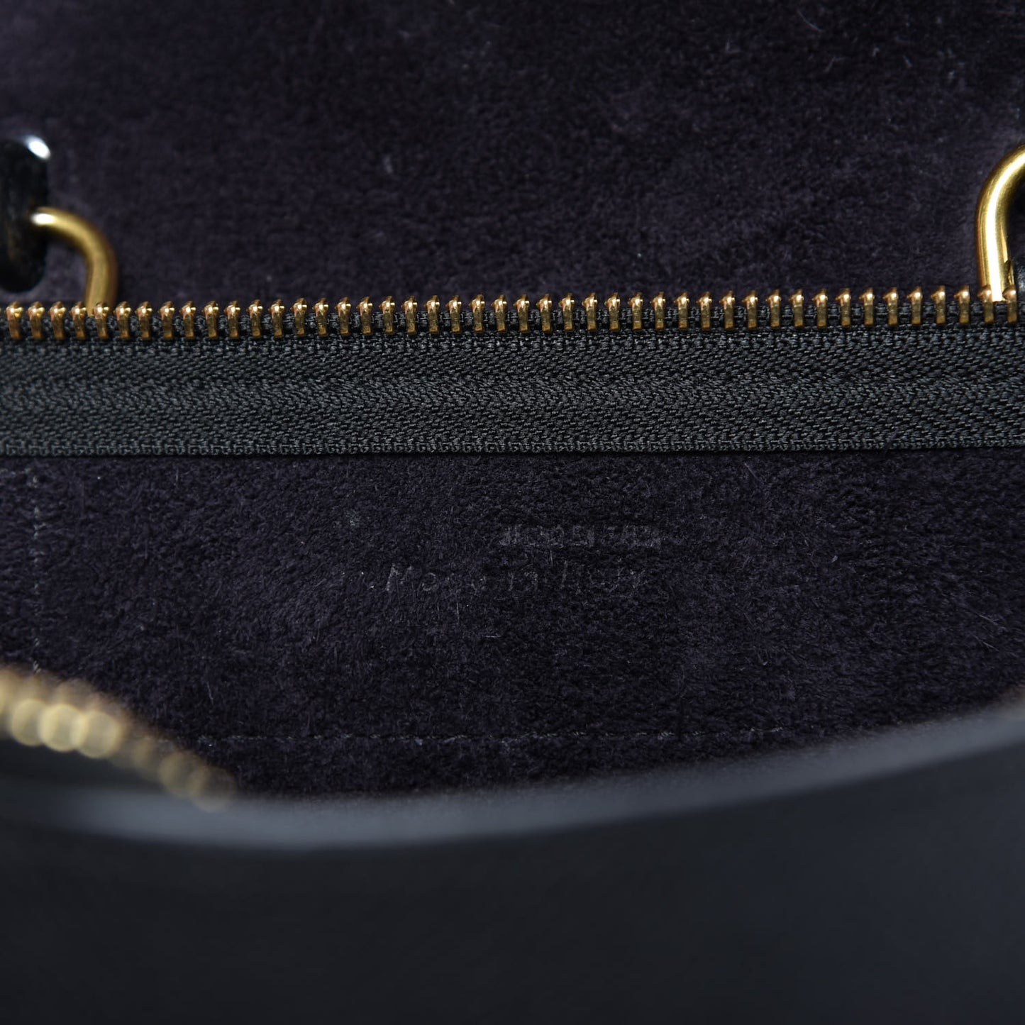 Grained Calfskin Nano Belt Bag Black