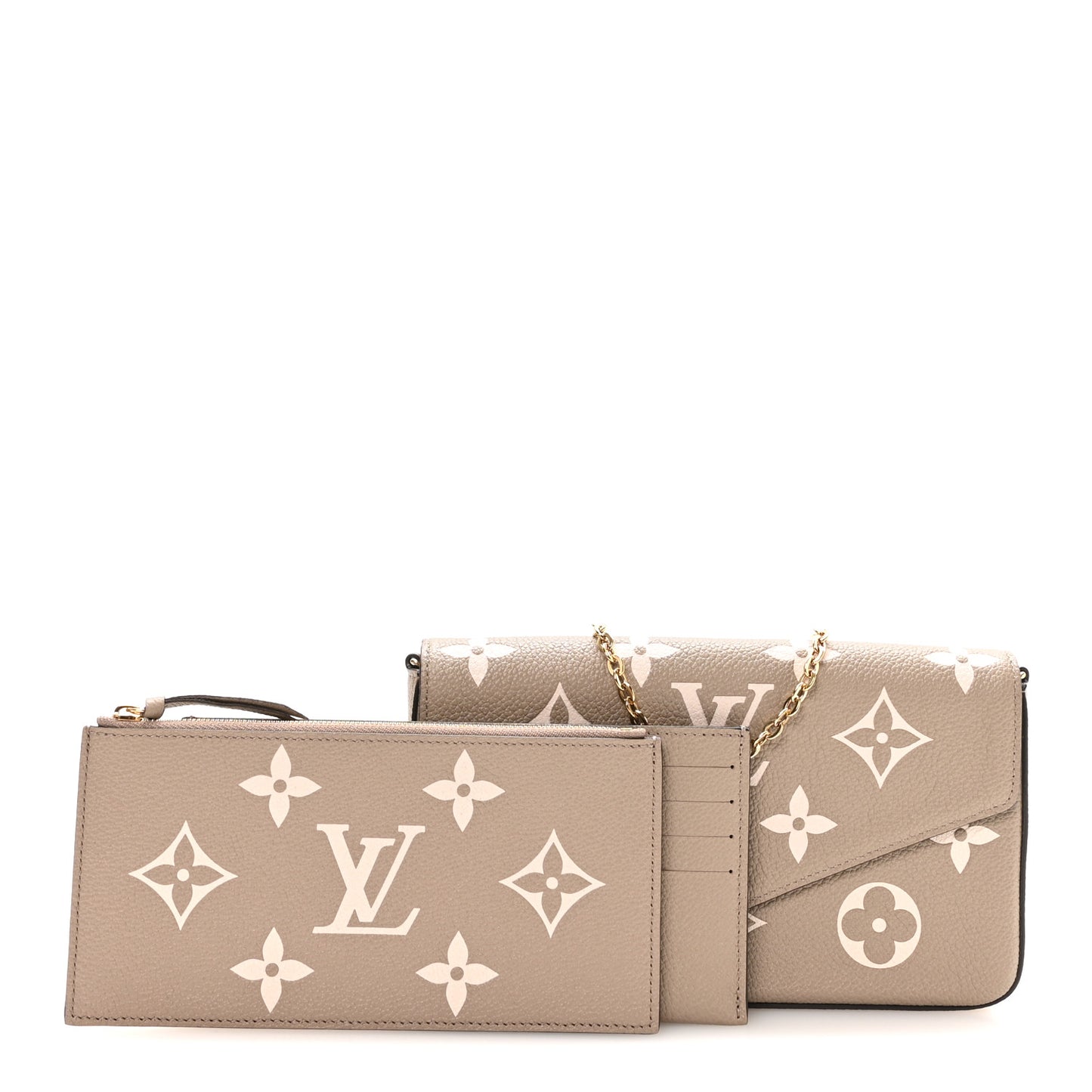Empreinte Monogram Giant Felicie Pochette Tourterelle Creme