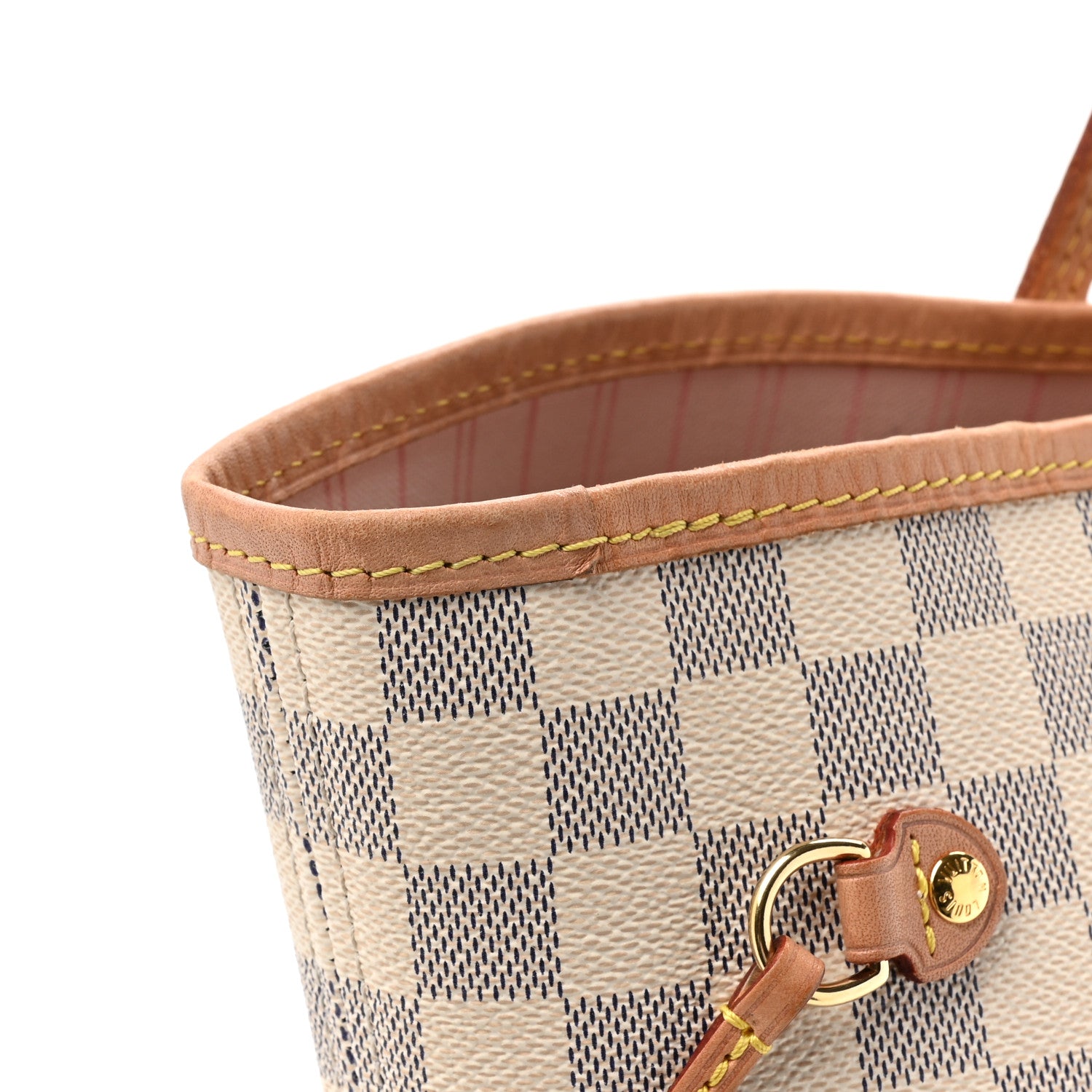 Louis Vuitton Damier Azur Neo Neverfull MM Rose Ballerine 15 of 20