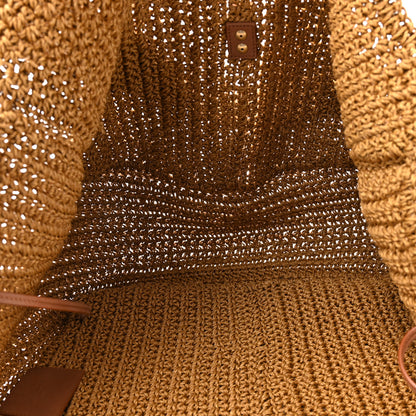 Saint Laurent Raffia Le 5 A 7 Bea Tote 6 of 12